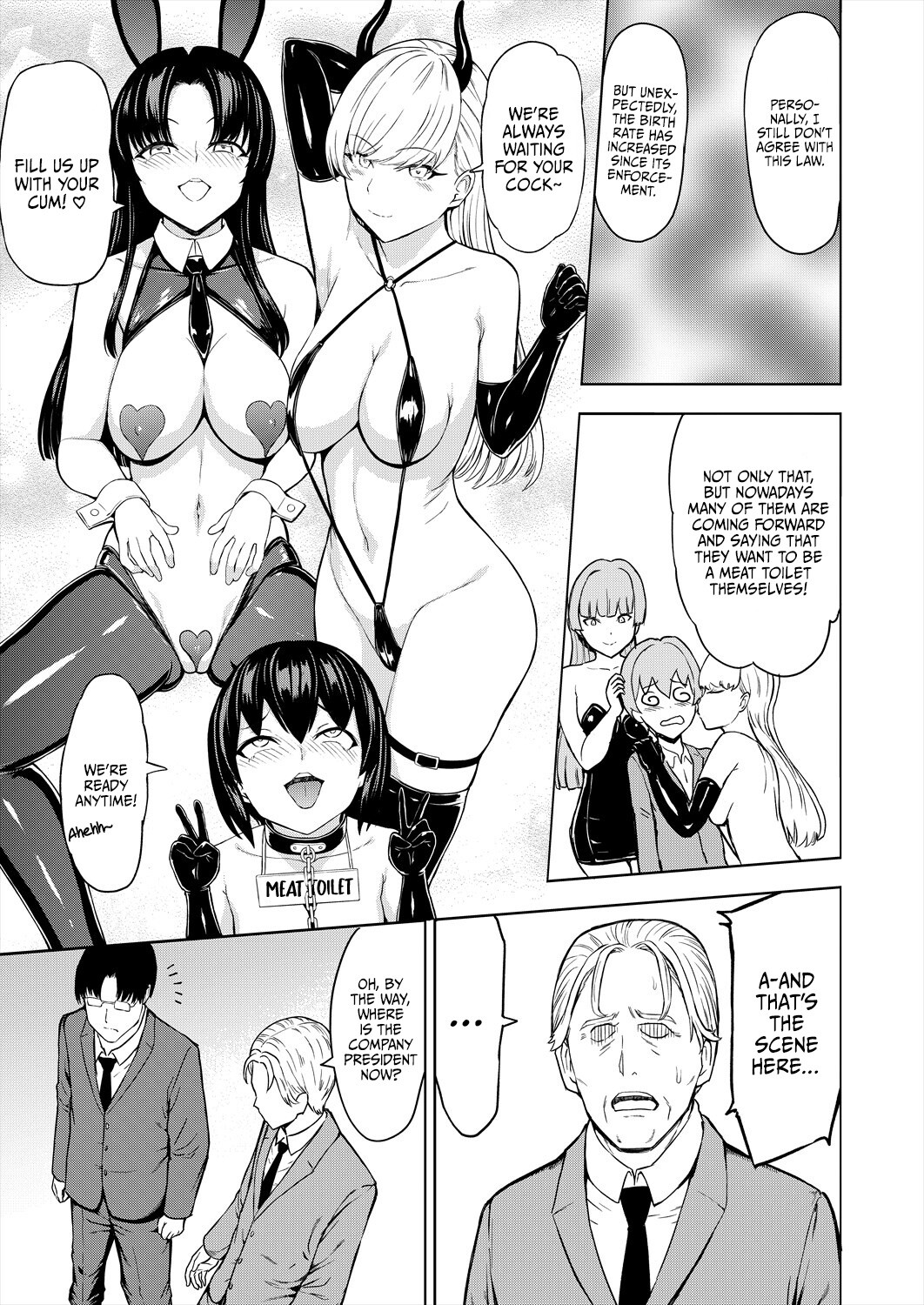 Hentai Manga Comic-The Meat Toilet Ordinance-Read-39